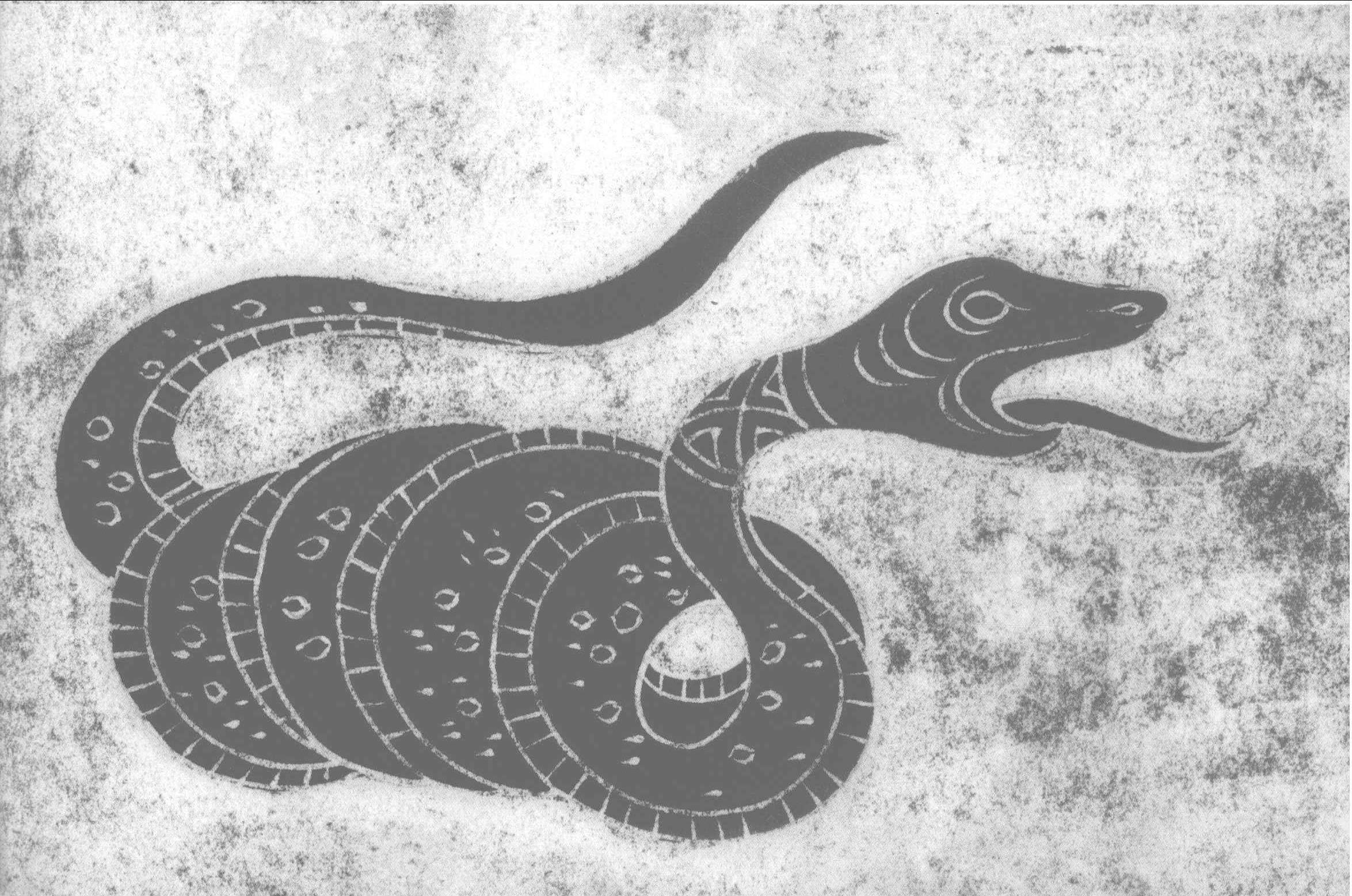杨执—墓志十二生肖——蛇